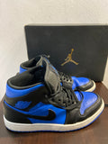 SNEAKERS NIKE AIR JORDAN 1 MIS.42 BLU ROYAL C/SCATOLO