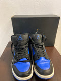 SNEAKERS NIKE AIR JORDAN 1 MIS.42 BLU ROYAL C/SCATOLO
