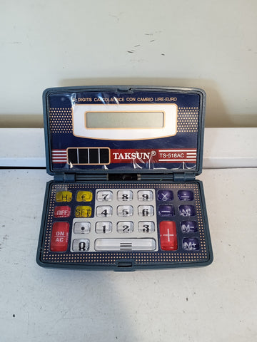 CALCOLATRICE CON CAMBIO LIRE EURO TAKSUN H1.5XL8XP5 CM