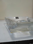 SVUOTATASCHE CRISTAL DE SEVRES CON PICCOLA IMPERFEZIONE 30 X25