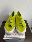SCARPE SUPERGA MIS.39 VERDE ACIDO C/SCATOLO