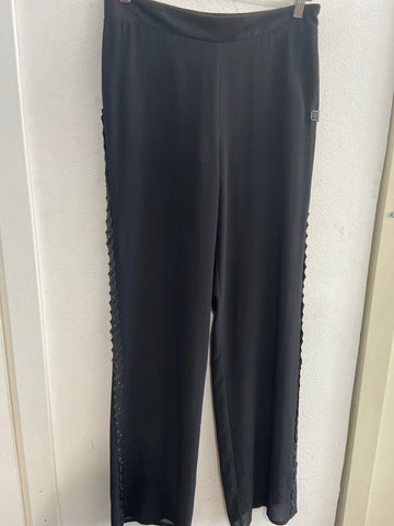 PANTALONE IMPPERFECT TGM NERO VELATO DONNA