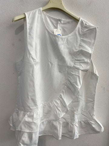CANOTTA DONNA TGM BIANCO C/ROUGE
