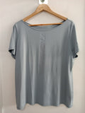 MAGLIA ELENA MIRO' TG.M AZZURRO POLVERE C/PAILETTES