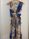ABITO LINKDONNA TG.S BLU/PANNA C/FANTASIA
