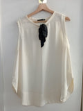 MAGLIA TWIN-SET TG.L PANNA C/FIOCCO
