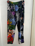 PANTALONE DESIGUAL TG.XS BLU C/FANTASIA FIORI