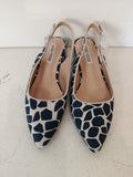 BALLERINE PUNTA C.FOSCARI MIS.38 PANNA/BLU