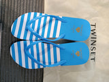 INFRADITO TWINSET MIS.39 AZZURRO/BIANCO(PARI AL NUOVO)