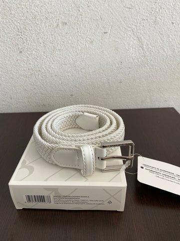 CINTURA BALDININI INTRECCIATA BIANCA (PARI AL NUOVO)