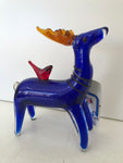 CERBIATTO IN VETRO STILE MURANO H18XL10XP4 CM