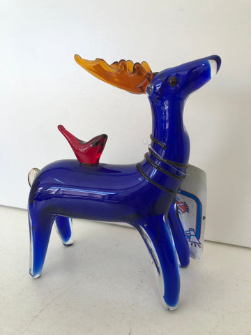 CERBIATTO IN VETRO STILE MURANO H18XL10XP4 CM
