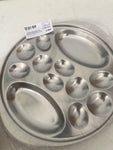 ANTIPASTIERA ROTONDA METALLO DIAMETRO 23 CM