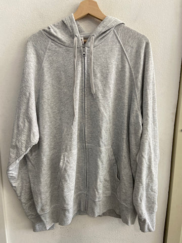 FELPA ZIP TGXL GRIGIO CHIARO