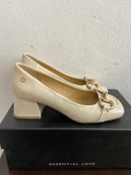 SCARPE AL BAMBOLA CARMELA MIS.37 PANNA C/SCATOLA