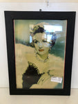 CORNICE CON DIVA IN STAMPA OLOGRAFICA 40X55