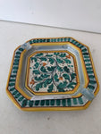 POSACENERE IN CERAMICA E BORIA CALTAGIRONE H2XL15XP15 CM