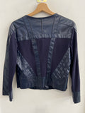 GIUBBINO SILVIAN HEACH TGL BLU IN SIMILPELLE/TESSUTO