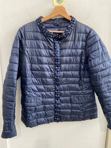 GIUBBINO DONNA TGXL BLU C/PIETRE
