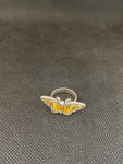 ANELLO PILGRIM GIALLO C/STRASS