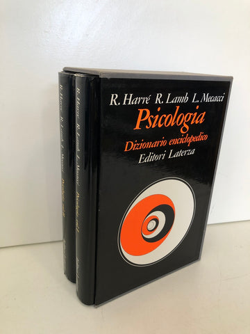 2 VOLUMI PSICOLOGIA DIZIONARIO ENCICLOPEDICO LATERZA 1986