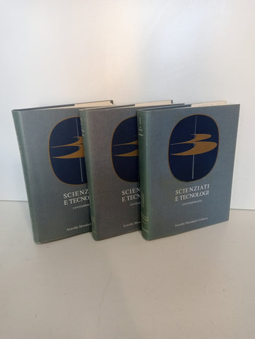 ENCICLOPEDIA 3 VOLUMI SCIENZIATI E TECNOLOGI CONTEMPORANEI