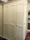 ARMADIO IN LEGNO BIANCO 3 ANTE L180XP67XH265