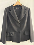 TAILLEUR GONNA LUISA SPAGNOLI TG48 NERO/BIANCO GESSATO