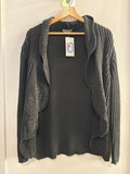 GIACCA MARINA RINALDI TGM IN COTONE NERO