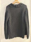 GIACCA MARINA RINALDI TGM IN COTONE NERO