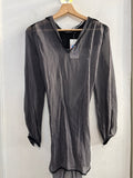 CAMICIA ZARA TGS GRIGIO/NERO A RIGHE