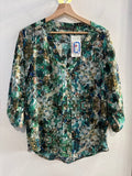 MAGLIA ZARA TGM VERDE FANTASIA