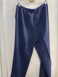 PANTALONE DIANA GALLESI TG 46 BLU DONNA