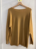 MAGLIONCINO CHIKA T.U. CAMMELLO DONNA(PARI AL NUOVO)