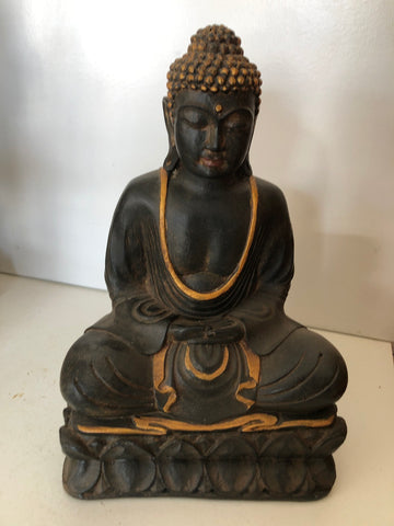 BUDDHA IN RESINA H27XL15XP10 CM