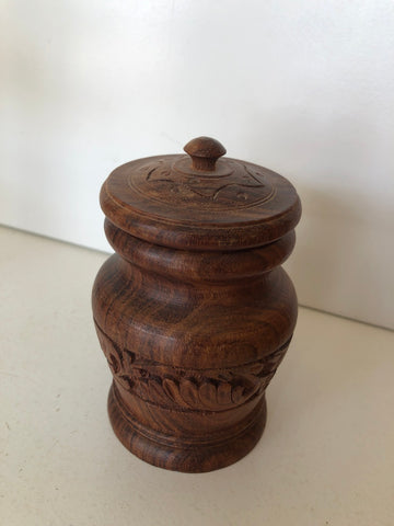 BARATTOLO IN LEGNO H10XDIAMEWTRO4 CM