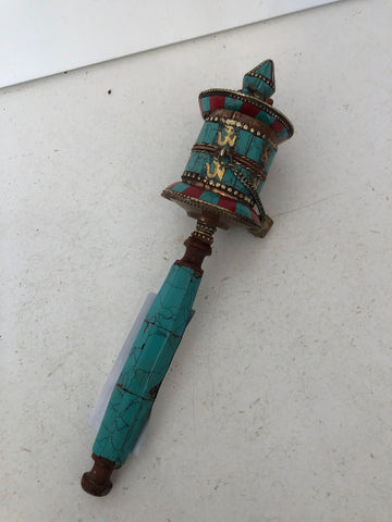 MULINELLO DA PREGHIERA C/PREGHIERA H20XDIAMETRO5 CM