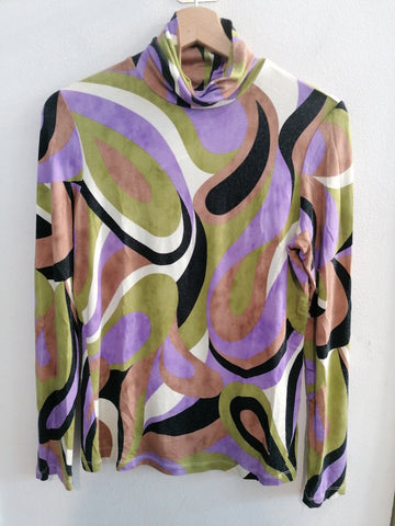 LUPETTO MARELLA TGM MULTICOLOR VERDE/VIOLA