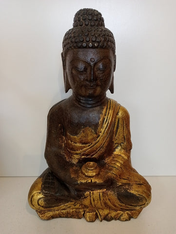 BUDDHA TIPO IN PIETRA H4XL25XP10 CM