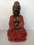 BUDDHA IN TERRACOTTA H45XL20XP15 CM