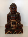 DUDDHA IN LEGNO H29XL18XP10 CM