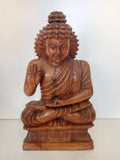 BUDDHA IN LEGNO H30XL15XP5 CM