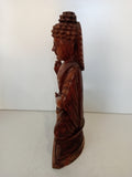 BUDDHA IN LEGNO H30XL15XP5 CM