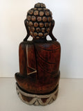 BUDDHA IN LEGNO H35XL20XP8 CM