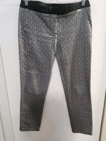 PANTALONE C.MONTANARINI TG42 GRIGIO/NERO FANTASIA