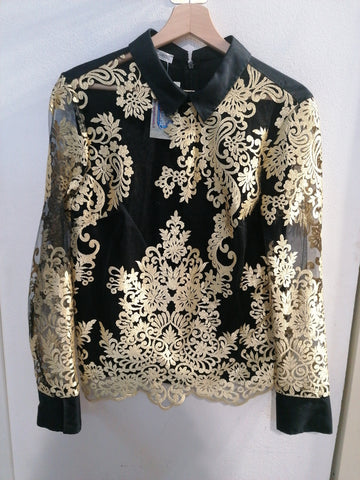 CAMICIA NARACAMICIE TGM NERO/DORATO