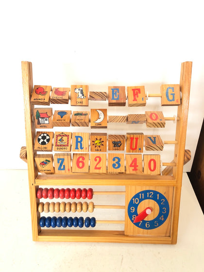 GIOCO IN LEGNO VINTAGE L25 X 28