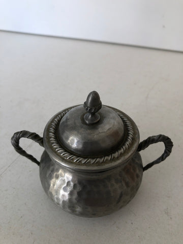 ZUCCHERIERA IN PELTRO H5XDIAMETRO5 CM