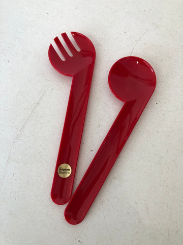 COPPIA MESTOLI ROSSI GUZZINI H20XL5 CM
