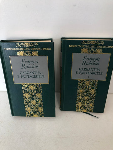 COPPIA VOLUMI GARGANTUA E PANTAGRUELE - FRANCOIS RABELAIS